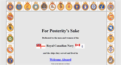 Desktop Screenshot of forposterityssake.ca
