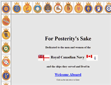 Tablet Screenshot of forposterityssake.ca